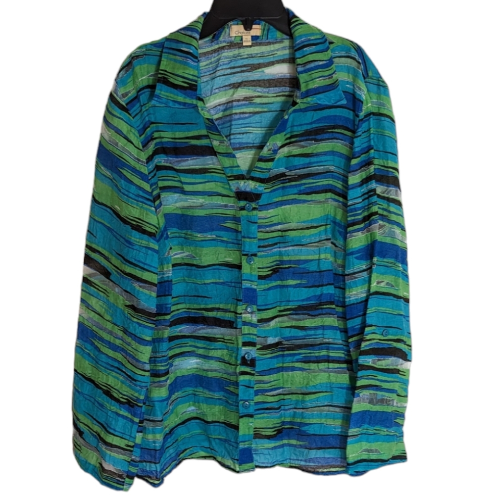 Choices Button up Size XL‎ Top